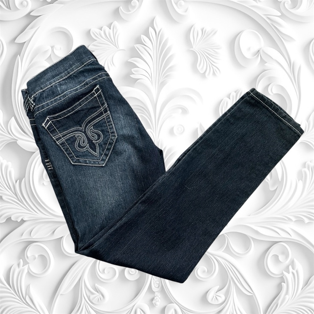 S&P VINTAGE STYLE JEANS WITH BACK POCKET DESIGN